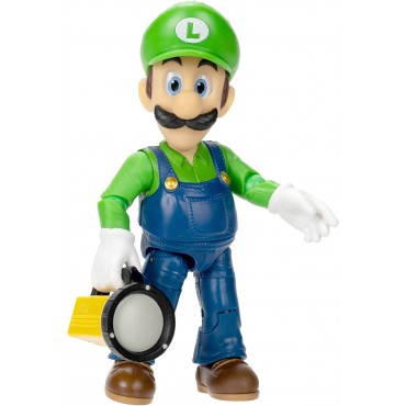 Figura Luigi Super Mario Bros La Película Articulada 13 cms