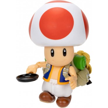 Figura Toad Super Mario Bros La Película Articulada 11 cms