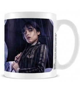 Taza Miércoles Wednesday Lado Oscuro Netflix Cerámica 315 mls