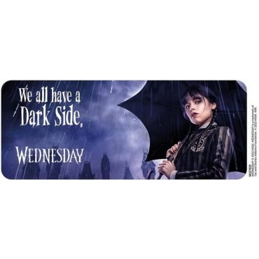 Taza Miércoles Wednesday Lado Oscuro Netflix Cerámica 315 mls