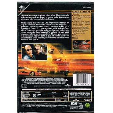 The Fast and The Furious (A todo gas) [DVD]