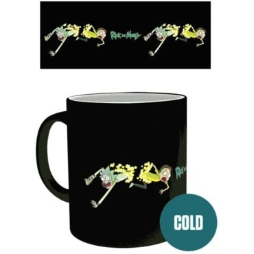 Taza Rick & Morty Cambia Con El Calor Cerámia 320 mls 
