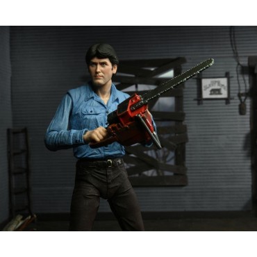 Figura Ultimate Ash Evil Dead 40 Aniversario Articulada 18 cms