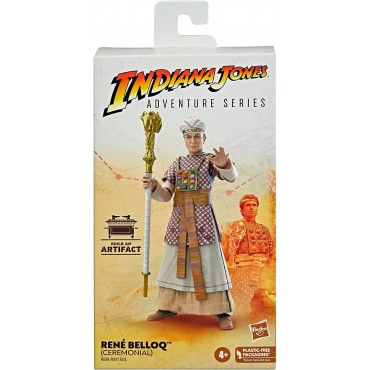 Figura Rene Belloq Ceremonial Indiana Jones Articulada 15 cms