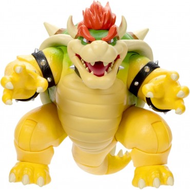 Figura Bowser Super Mario Bros La Película Articulada 18 cms