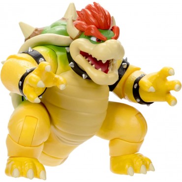 Figura Bowser Super Mario Bros La Película Articulada 18 cms
