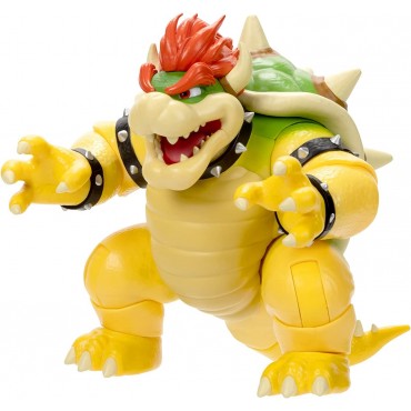 Figura Bowser Super Mario Bros La Película Articulada 18 cms