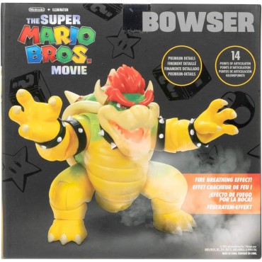 Figura Bowser Super Mario Bros La Película Articulada 18 cms