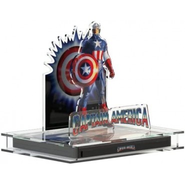 Display 3D Capitán América (1990) Expositor Steelbook Versión 3 + Blu Ray 