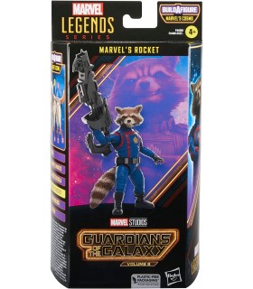 Figura Rocket Raccoon Guardianes de la Galaxia Vol. 3 Marvel Legends Articulada 15 cms