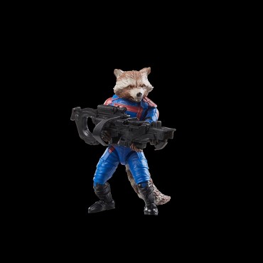 Figura Rocket Raccoon Guardianes de la Galaxia Vol. 3 Marvel Legends Articulada 15 cms