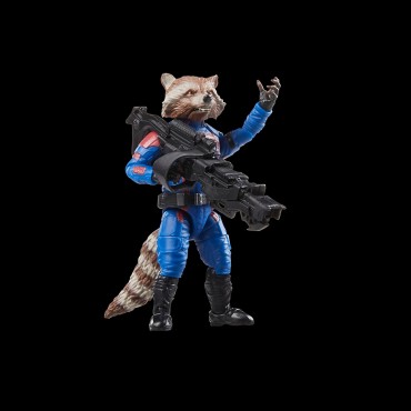 Figura Rocket Raccoon Guardianes de la Galaxia Vol. 3 Marvel Legends Articulada 15 cms