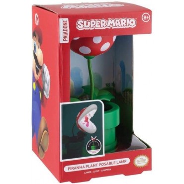 Lámpara Planta Piraña Super Mario Bros Nintendo
