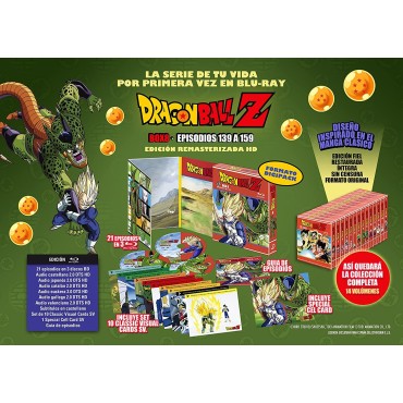 Dragon Ball Z Box 8 Bluray episodios 139 a 159 (21 episodios) [Blu-ray]
