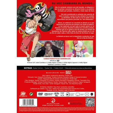 One Piece Red Película. DVD [DVD]
