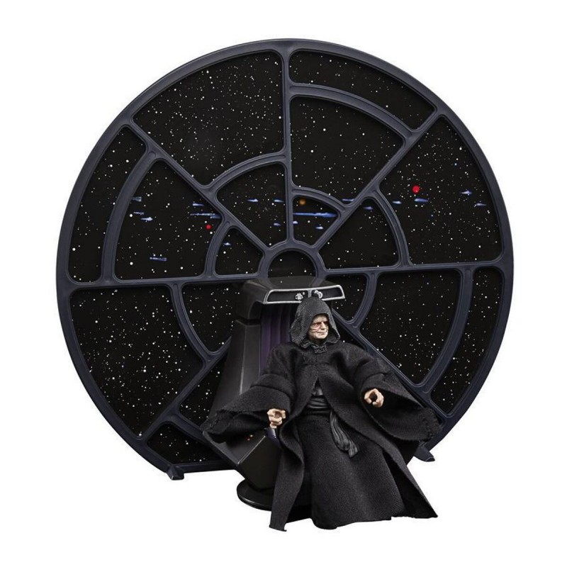 Figura Emperador Palpatine en Trono Diorama Articulada 9,5 cms