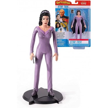 Figura Deanna Troi Star Trek La Nueva Generación Flexible 19 cms