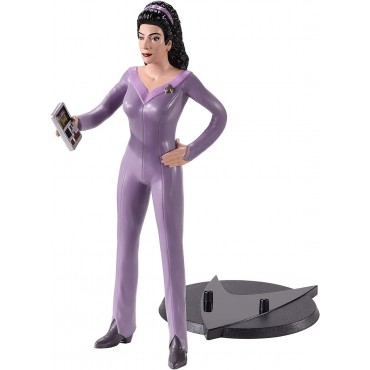 Figura Deanna Troi Star Trek La Nueva Generación Flexible 19 cms