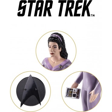 Figura Deanna Troi Star Trek La Nueva Generación Flexible 19 cms