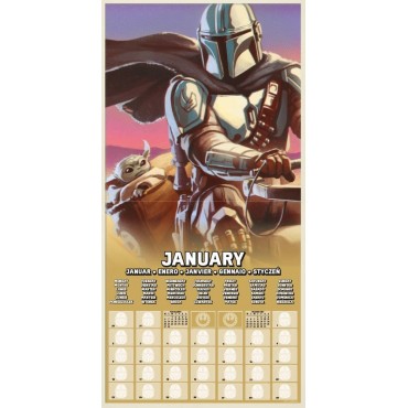 Calendario 2023 The Mandalorian Star Wars Grande
