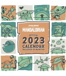 Calendario 2023 Grogu The Mandalorian Star Wars Grande