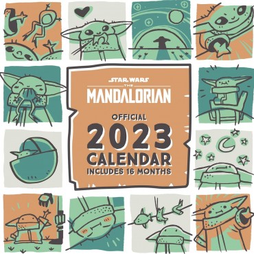 Calendario 2023 Grogu The Mandalorian Star Wars Grande