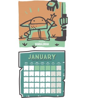 Calendario 2023 Grogu The Mandalorian Star Wars Grande