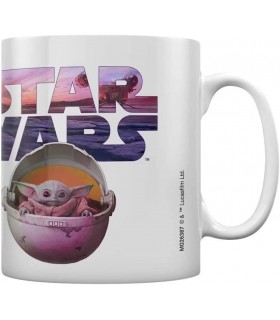 Taza Cuna Grogu The Mandalorian Star Wars Cerámica 320 mls