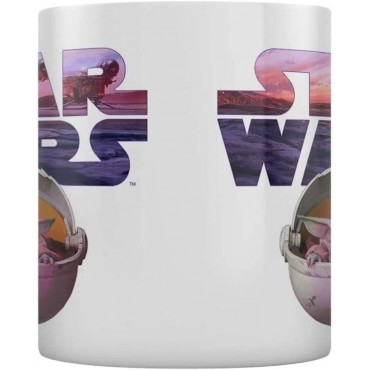 Taza Cuna Grogu The Mandalorian Star Wars Cerámica 320 mls