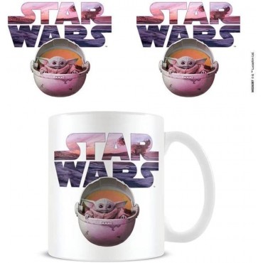 Taza Cuna Grogu The Mandalorian Star Wars Cerámica 320 mls