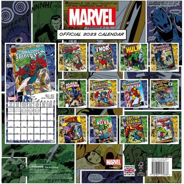 Calendario 2023 Marvel Grande
