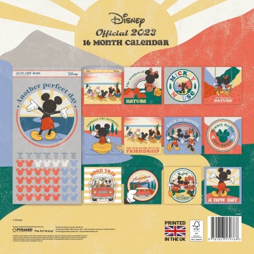 Calendario 2023 Mickey & Minnie Disney Grande