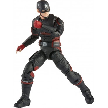 Figura U.S. Agent Marvel Legends Falcon & Winter Soldier con Build-A-Figure Articulada 15 cms 