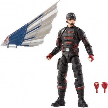 Figura U.S. Agent Marvel Legends Falcon & Winter Soldier con Build-A-Figure Articulada 15 cms 