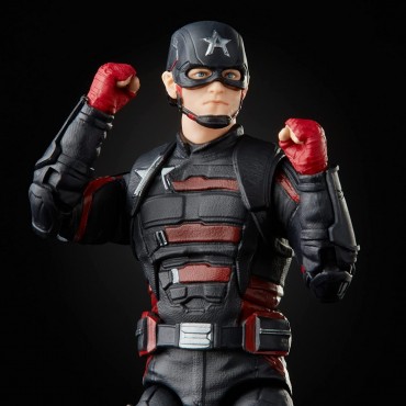 Figura U.S. Agent Marvel Legends Falcon & Winter Soldier con Build-A-Figure Articulada 15 cms 