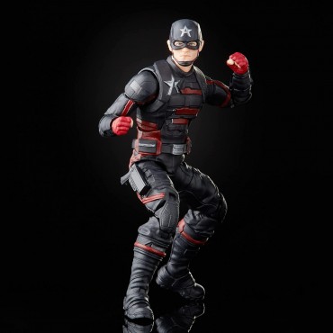 Figura U.S. Agent Marvel Legends Falcon & Winter Soldier con Build-A-Figure Articulada 15 cms 
