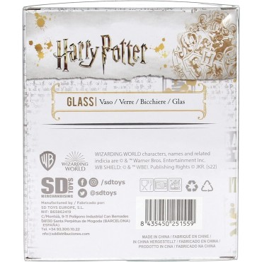 Vaso Slytherin Hogwarts Harry Potter Cristal 300 mls