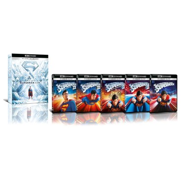Superman I-IV [4K UHD,Blu-ray] (1978,1980,1983)
