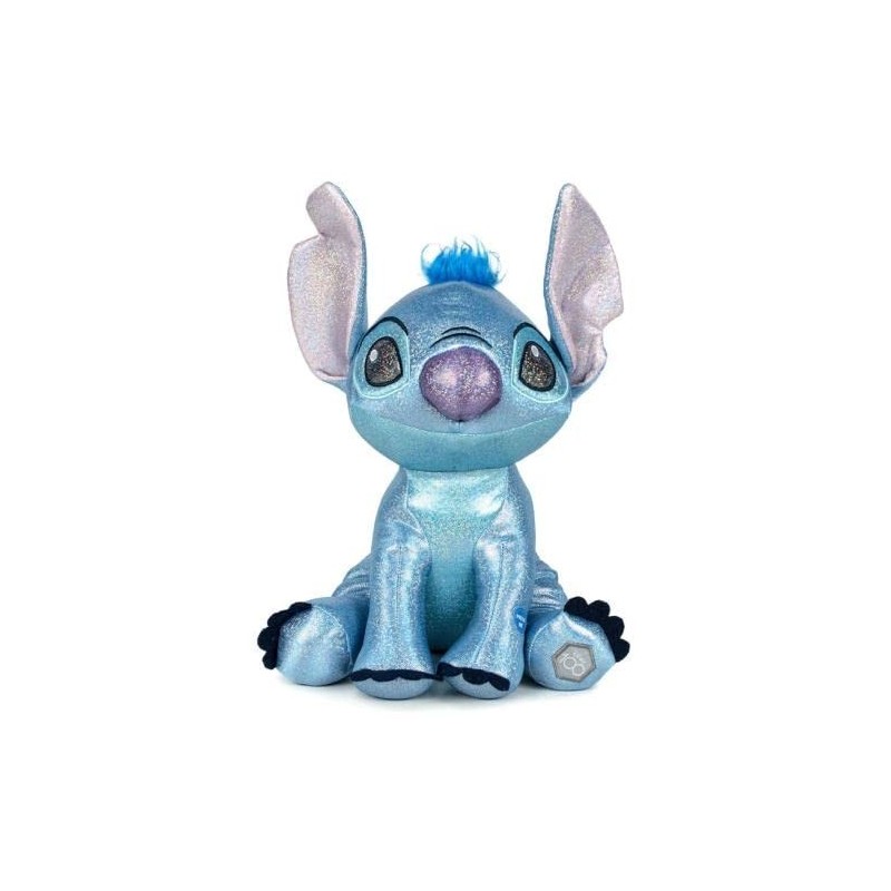Peluche Stitch Lilo & Stitch Disney 100 aniversario Glitter Ball  Con Sonido 36 cms
