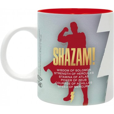 Taza Shazam Furia de los Dioses Cerámica 320 mls