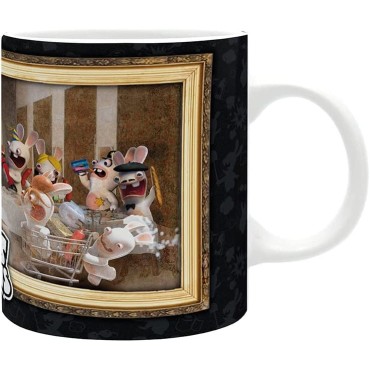 Taza Raving Rabbids Lapins Cretins Cerámica 320 mls 