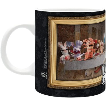 Taza Raving Rabbids Lapins Cretins Cerámica 320 mls 