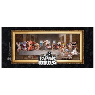 Taza Raving Rabbids Lapins Cretins Cerámica 320 mls 