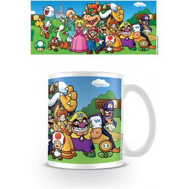 Taza Super Mario Bros Nintendo Cerámica 320 mls