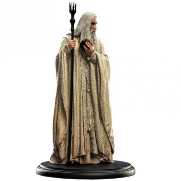 Figura Saruman El Blanco El Señor de los Anillos Weta 19 cms