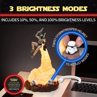 Lámpara Diorama Boba Fett Star Wars 