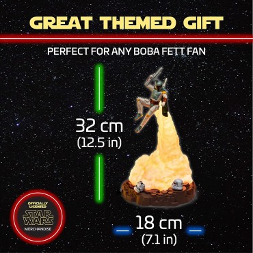 Lámpara Diorama Boba Fett Star Wars 