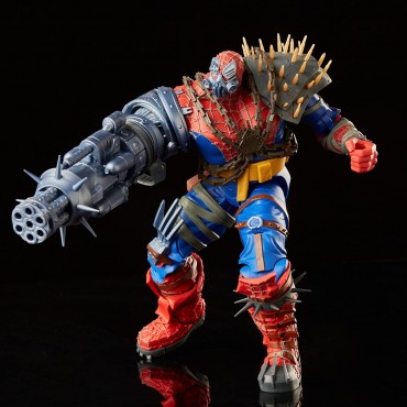 Figura Cyborg Spider-Woman Spider-Man Across the Spiderverse Part One Marvel Legends Articulada 23 cms