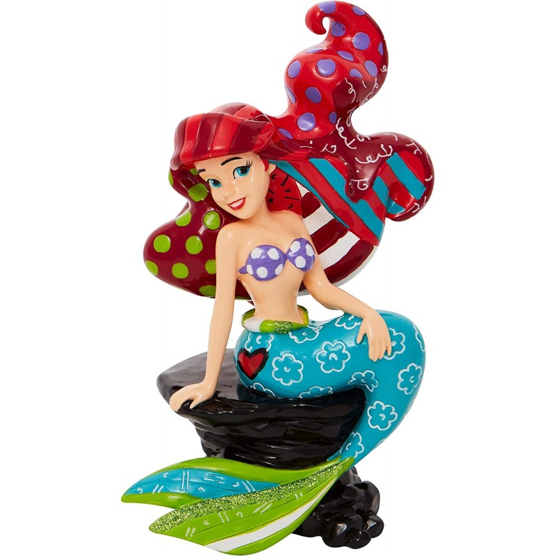 Figura Ariel La Sirenita Decorativa Disney Britto 17 cms