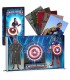 Display 3D Capitán América (1990) Expositor Steelbook Versión 5 + Blu Ray 